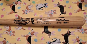 MONTE IRVIN SIGNED LOUISVILLE SLUGGER BAT WITH RARE INSCRIPTION JSA CERTIFIED - Picture 1 of 4