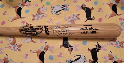 MONTE IRVIN SIGNED LOUISVILLE SLUGGER BAT WITH RARE INSCRIPTION JSA CERTIFIED - Image 1 of 4