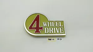 Emblema de tracción en las ruedas 4x4 cuarto trasero Toyota FJ40 FJ43 BJ40 Land Cruiser - Imagen 1 de 5