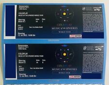 2 Coldplay biglietti Berlin 12.7. contigua posto tribuna principale 9.1