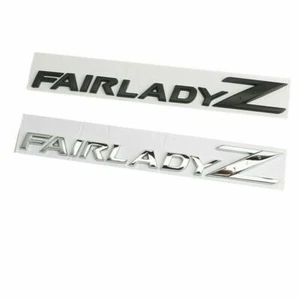 NEW 1x Metal Chrome/ Black Fairlady Z Letter Emblem Badge for 370Z 350Z Z34 Z33 - Picture 1 of 6