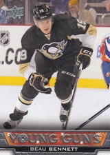 2013-14 UPPER DECK YOUNG GUNS BEAU BENNETT NO:219  near mint
