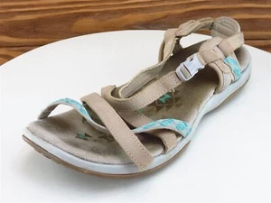SKECHERS Size 7 M Women Sandal Strappy Beige Synthetic - Picture 1 of 10