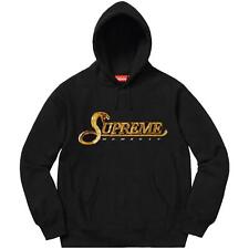 Supreme Sequin Viper Hooded Sweatshirt Black Hoodie FW19 Size Medium