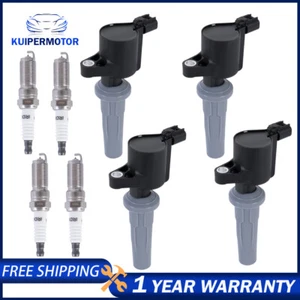 4PCS Ignition Coil & Spark Plugs Kit For 09-19 Ford Escape 09-11 Mercury Mariner - Picture 1 of 12