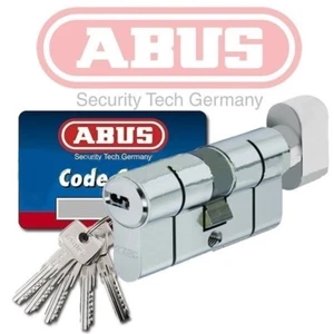 CYLINDRE SERRURE HAUTE SECURITE 40/40 BOUTON ABUS 5 CLES REF D6PS - Picture 1 of 5