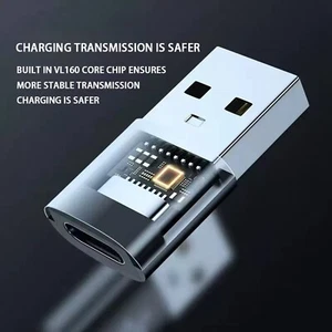 Type-C to USB 3.0 Adapter Fast Data Transmission Port Converter Adapter - Zdjęcie 1 z 6