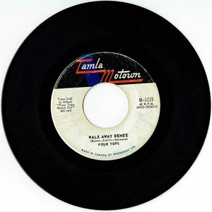 Four Tops - Walk Away Renee/Your Love Is Wonderful - M-1119 - Listen - Picture 1 of 2
