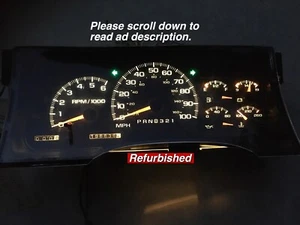 1995-1999 Chevy Tahoe , Suburban ,Yukon Speedometer cluster .REFURBISHED MOTORS - Picture 1 of 7