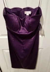 Vestido para mujer Jessica Simpson Imperial púrpura sin mangas talla 10 venta al por menor $138. Nuevo con etiquetas - Imagen 1 de 9