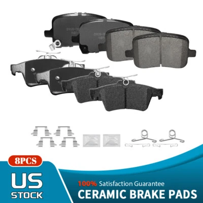 Pastillas de freno de disco delanteras y traseras de cerámica para Saturn ION Pontiac Solstice 2006-2010 Foto 1 de 4