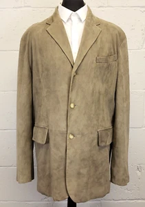 Polo Ralph Lauren Suede Sports Coat XL / 2XL Leather Blazer Jacket Vintage VGC - Picture 1 of 20