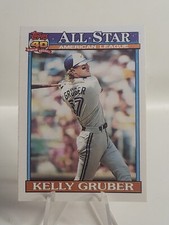 1991 Topps Kelly Gruber All Star Toronto Blue Jays 388