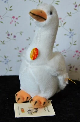 Steiff, GANS, stehend, weiß, 16 cm, Neu - Bild 1 von 2