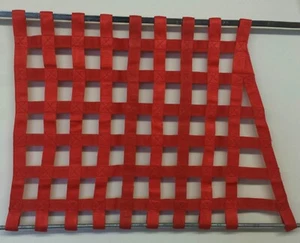 ANGULAR Racing Window Net Autograss Stock brisca 18X20X26" TRAPEZOID  Red - Picture 1 of 1