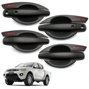 Set Bowl Inset + Handle Hand Cover For Mitsubishi L200 Triton 2005 - 2019 - Picture 1 of 9