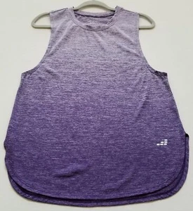 BCG Activewear Tank Top Womens Medium Purple Ombre Sleeveless Stretch Jersey Gym - Picture 1 of 10