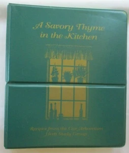 A SAVORY THYME IN THE KITCHEN COOKBOOK RECIPES FROM COX ARBORETUM HERB STUDY - Picture 1 of 12