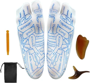 Fußreflexzonensocken, Reflexology Fußreflexology Socks Acupressure Reflexology F - Bild 1 von 1