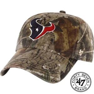 47 Brand Houston Texans Camo Realtree Jagd Fußball Mütze Kappe verstellbar - Bild 1 von 5