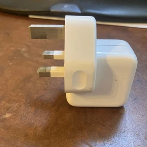 Apple A1357 USB Power Adapter Plug : Genuine 10 Watt 2-Part White iPhone iPad - Picture 1 of 2