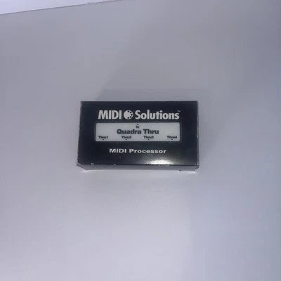 MIDI Solutions MultiVoltage Quadra Thru 1-in 4-out MIDI Through Box - Image 1 of 4