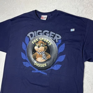 MAGLIETTA VINTAGE 2009 CHASE NASCAR FOX SPORTS PERSONAGGIO GOPHER DIGGER XXL NUOVA SENZA ETICHETTE - Foto 1 di 13