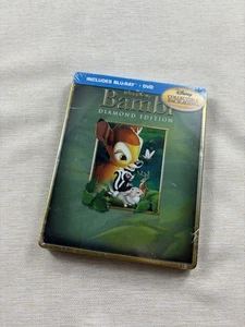DISNEY DIBUJOS ANIMADOS BAMBI EDICIÓN DIAMANTE BLURAY CAJA METÁLICA FUTUERSHOP, NUEVO/SELLADO - Imagen 1 de 8