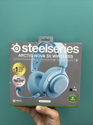 Steelseries 61691 ARCTIS NOVA 3X WIRELESS AQUA GAMING HEADSET - Image 1 of 4