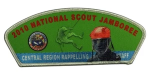 2010 Jamboree Central Region Rappelling STAFF JSP WHT Bdr (VT2019) - Picture 1 of 2