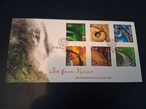 New Zealand:2001:Art From Nature.Set.FDC - Picture 1 of 2