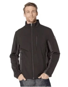 TUMI Soft Shell Jacket Black Size M Style: F97221 water resistant lined - Picture 1 of 6