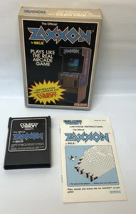 1982 Colecovision Zaxxon By Sega Game Box With Paper Work Tested Works - Picture 1 of 2