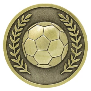 SALE SOCCER FOOTBALL PRESTIGE MEDAL FREE ENGRAVING PERSONALISED 60MM - Bild 1 von 1