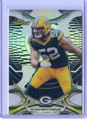 2015 Topps Finest Refractor NO. 87 Clay Matthews - Green Bay Packers - Image 1 of 3
