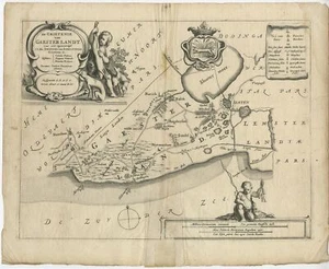Antique Map of the region of Gaasterland by Schotanus (1664) - Picture 1 of 1