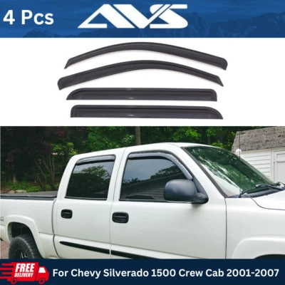 AVS Vent Visors Window Rain Guards For Chevy Silverado 1500 Classic 2001-2007 Foto 1 de 4