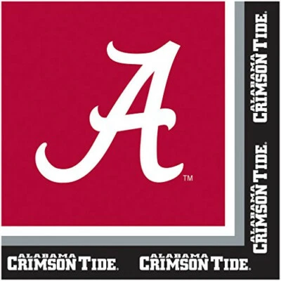 Creative Converting Napkins University of Alabama Crimson Tide,20 Count - Image 1 of 2