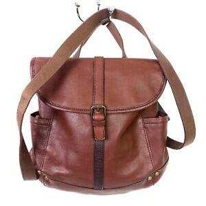 NWT Cynthia Rowley Genuine Leather Convertible Shoulder Crossbody Backpack Bag
