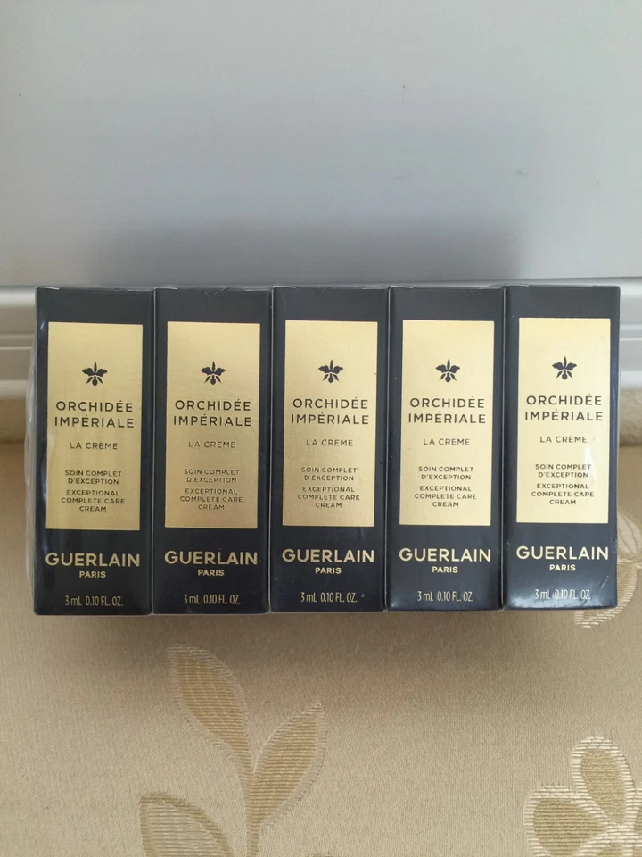 GUERLAIN Orchidee Imperiale The Cream La Crème Bundle of 10x 3ml/0.1oz Samples