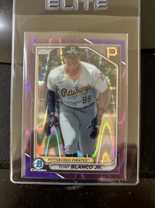 2024 Bowman Baseball #BCP-132 Tony Blanco Jr. Purple Wave Refractor /250 I - Picture 1 of 1
