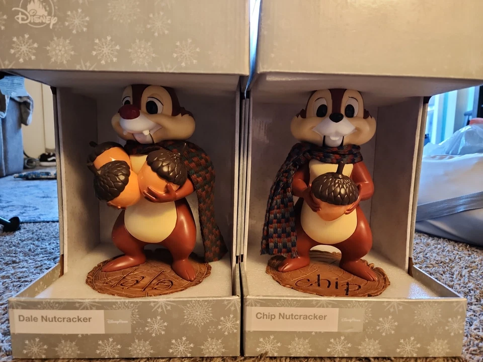 Walt Disney Parks Holiday Christmas Chip n’ Dale Nutcrackers WDW  - Image 1 of 4