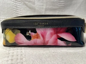 Ted Baker "Citrus Bloom" Floral Make Up Bag / Pencil Case Tote w/Zipper * - Picture 1 of 5