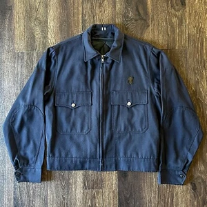 Vintage Made in USA Fireman's Ricky Jacket Cropped Fit Quilted Lined Mens M 40R - Picture 1 of 14