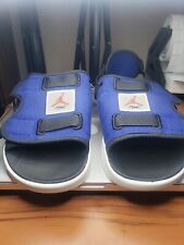 Jordan LS Slide Black/Royal Blue/Orange Utility Pocket Sport Sandals Men NWT 10