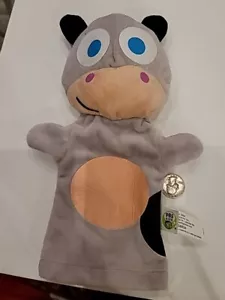 PBS Kids Hand Puppet Cow Farm Animal EverEarth Gray Maxim Calf Moo Toy Plush - Imagen 1 de 11