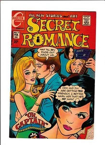 SECRET ROMANCE #17  [1972 VG]  "OH, CAPTAIN" - Picture 1 of 2