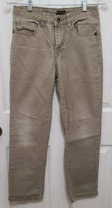 NO FEAR Y2K Boys Skate Denim Jeans Pants Khaki Beige 100% Cotton Youth Size 14 - Picture 1 of 12