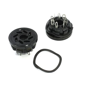 12pcs 8 pin Tube Socket Octal Bakelite 6N8S EL34 5881 6L6 6SN7 KT88 PL8-1P USSR - Picture 1 of 3