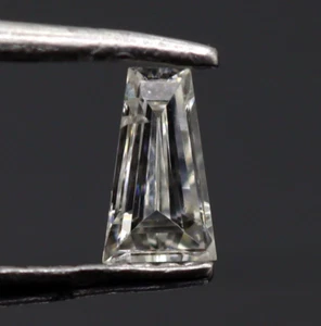 Diamante natural suelto corte baguette cónico 3X1,9 mm 0,056 quilates claridad F-VS2 - Imagen 1 de 8
